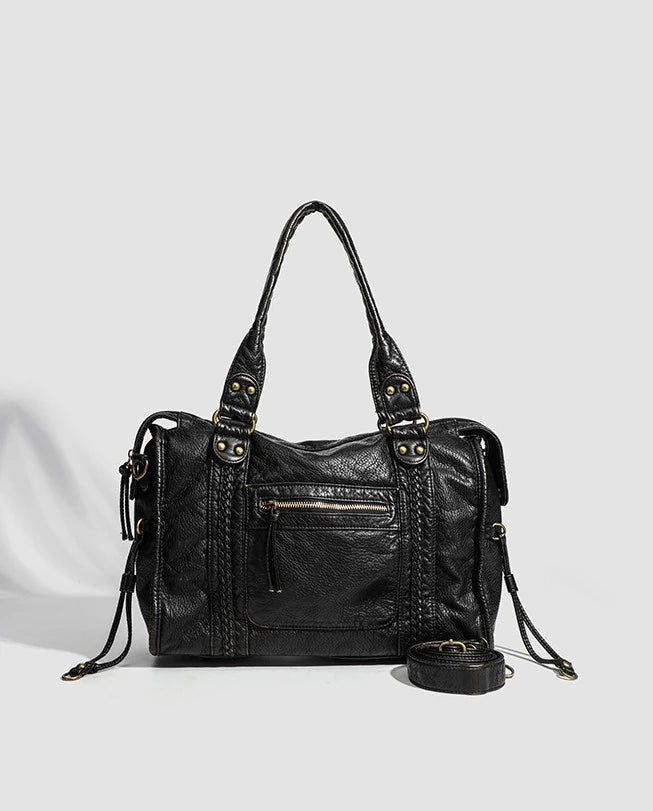 Black Leather Handbag