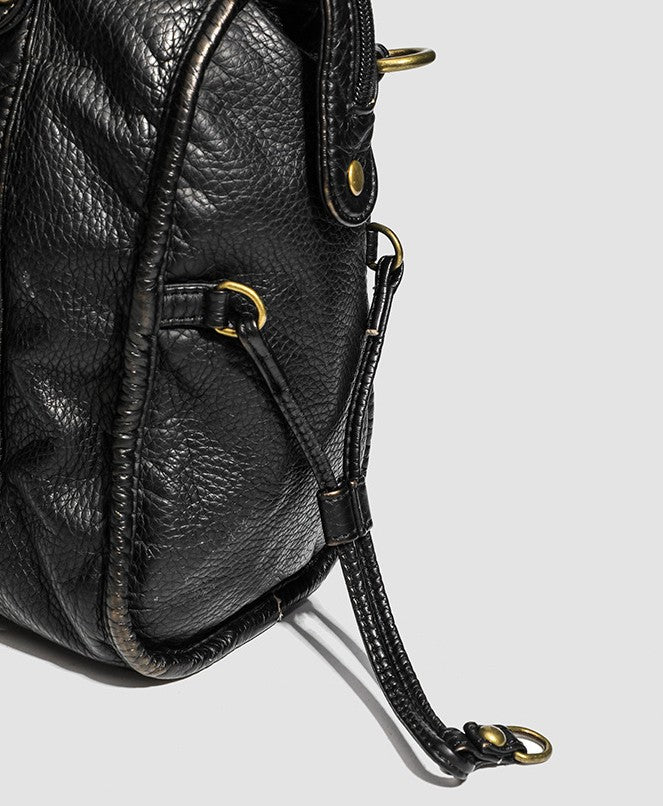 Black Leather Handbag