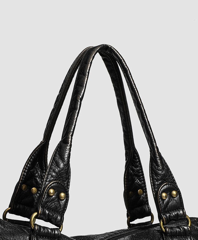 Black Leather Handbag