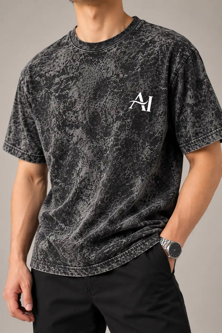 Obsidian Wash Cotton T-Shirt