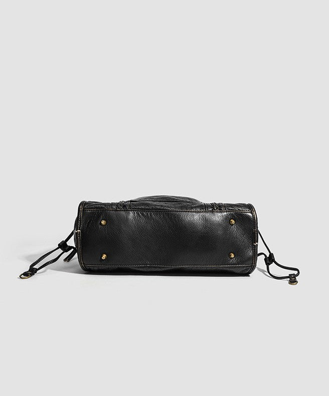 Black Leather Handbag