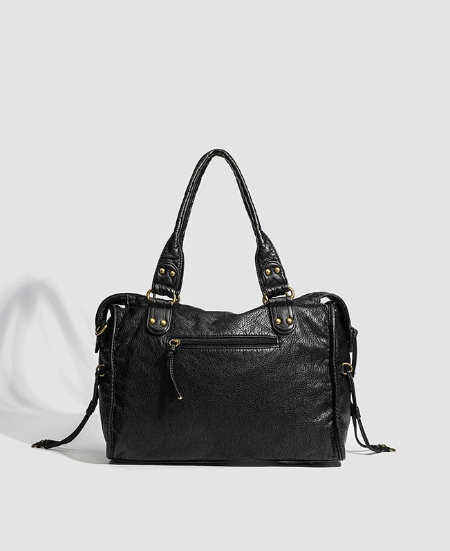 Black Leather Handbag