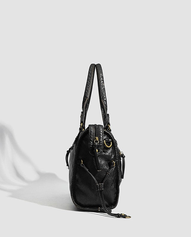 Black Leather Handbag