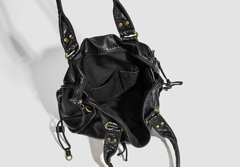 Black Leather Handbag