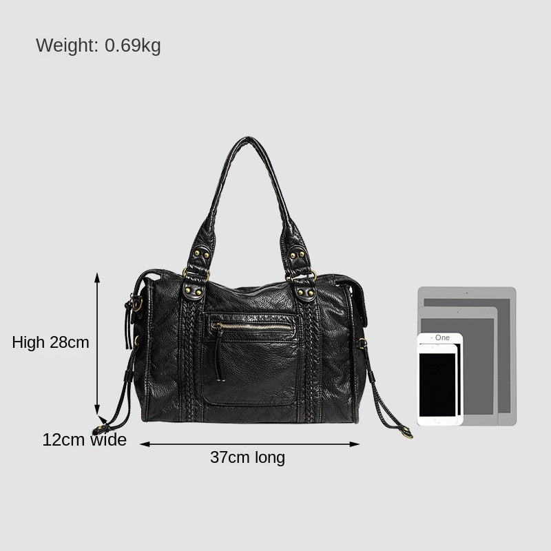 Black Leather Handbag