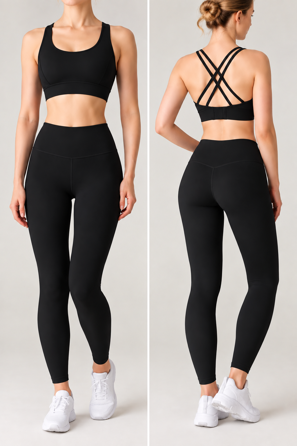 AURA Active Set– Sports Bra & High-Waisted Leggings