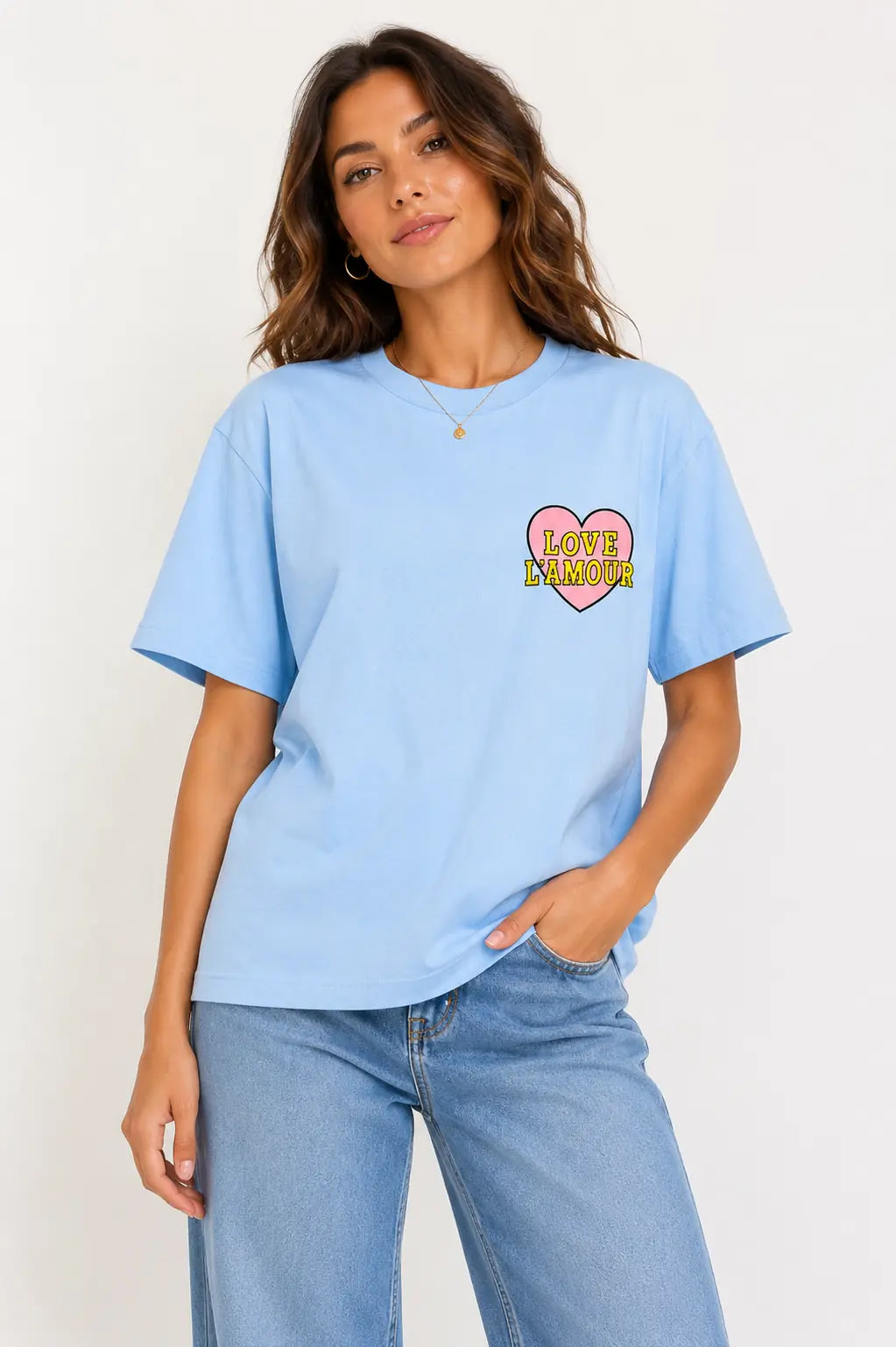 LOVE L'AMOUR Oversized Graphic Tee