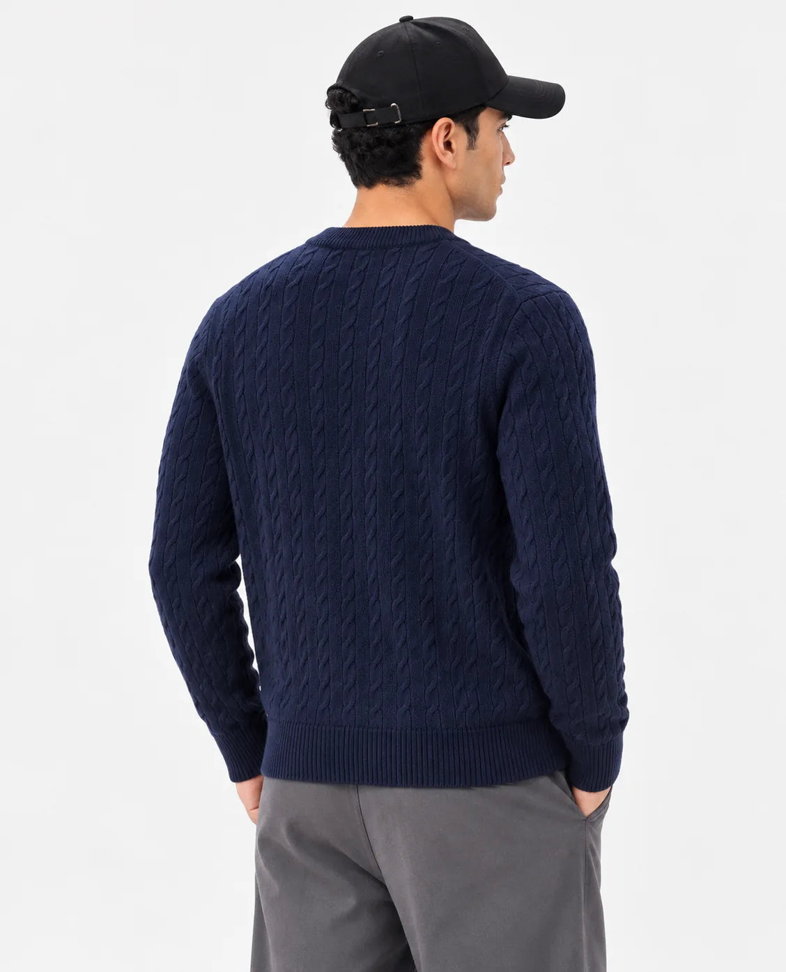 Cable Knit Button Cardigan