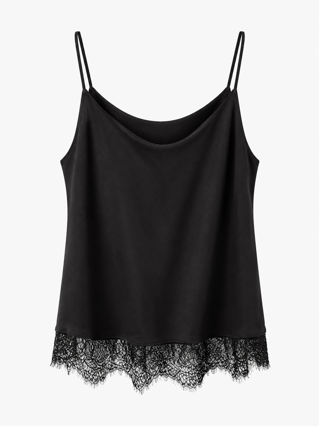 Noir Lace Cami Top