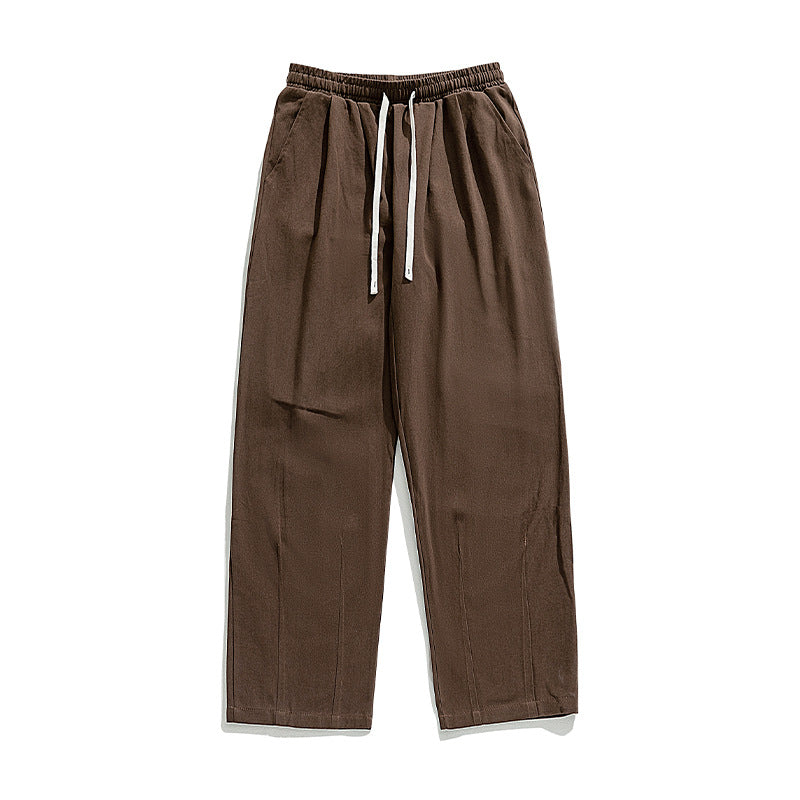 Pantalon décontracté à cordon de serrage