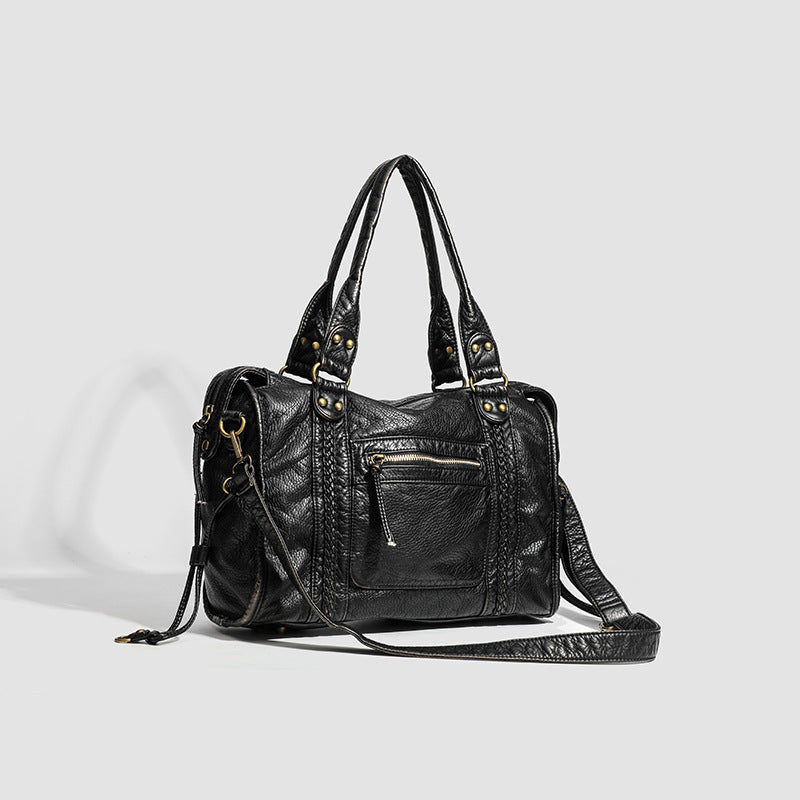 Black Leather Handbag