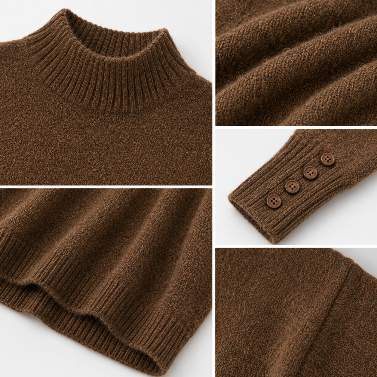 Brown Knit Sweater
