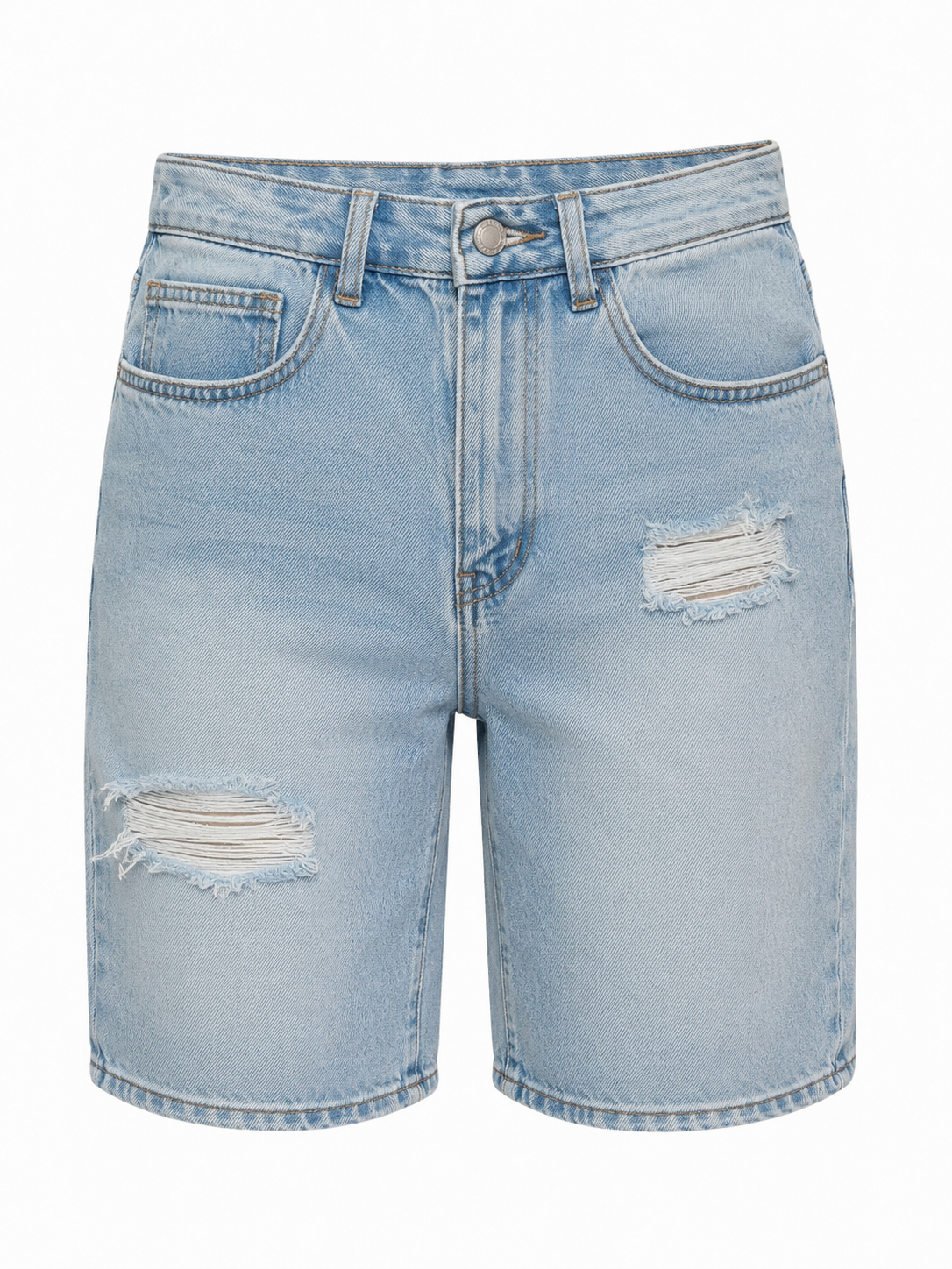 Shorts en jean déchiré
