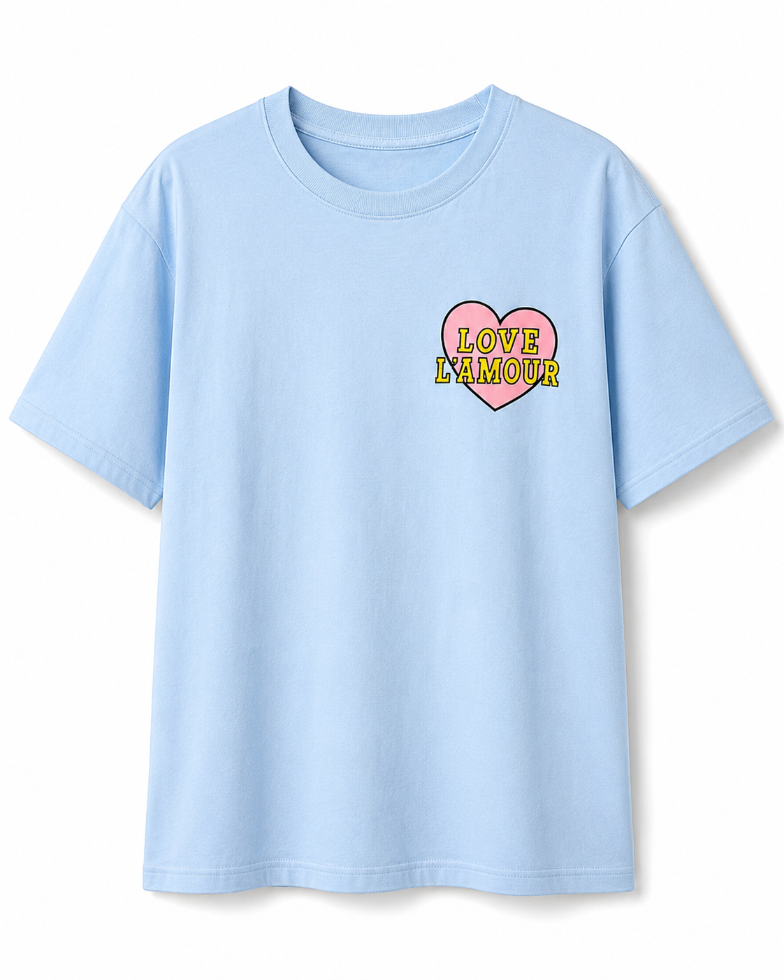 LOVE L'AMOUR Oversized T-Shirt mit Grafik