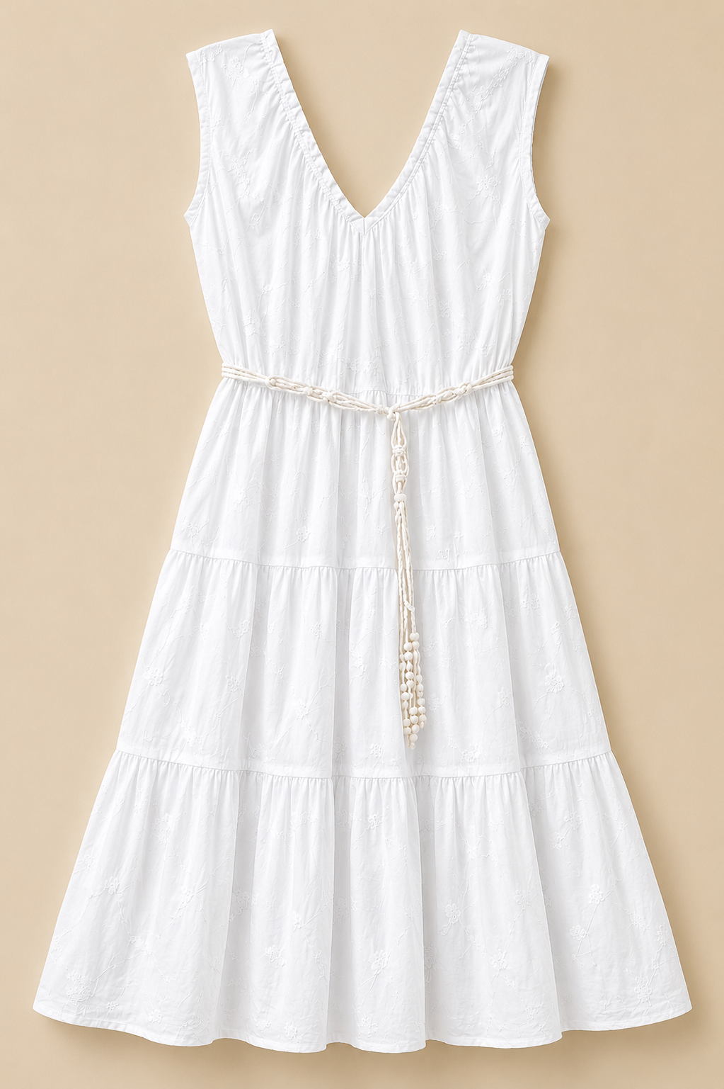 Ivory Grace Midi Dress
