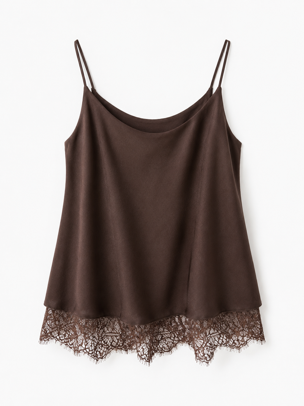 Mocha Lace Cami Top