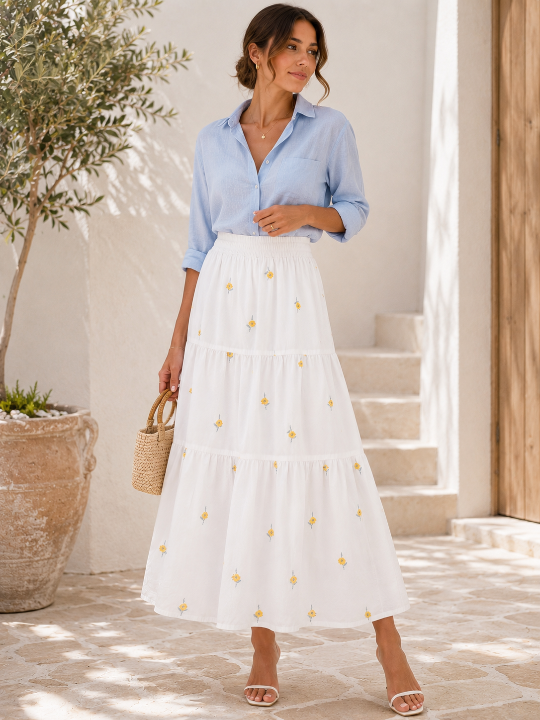 Jupe longue Daisy Bloom