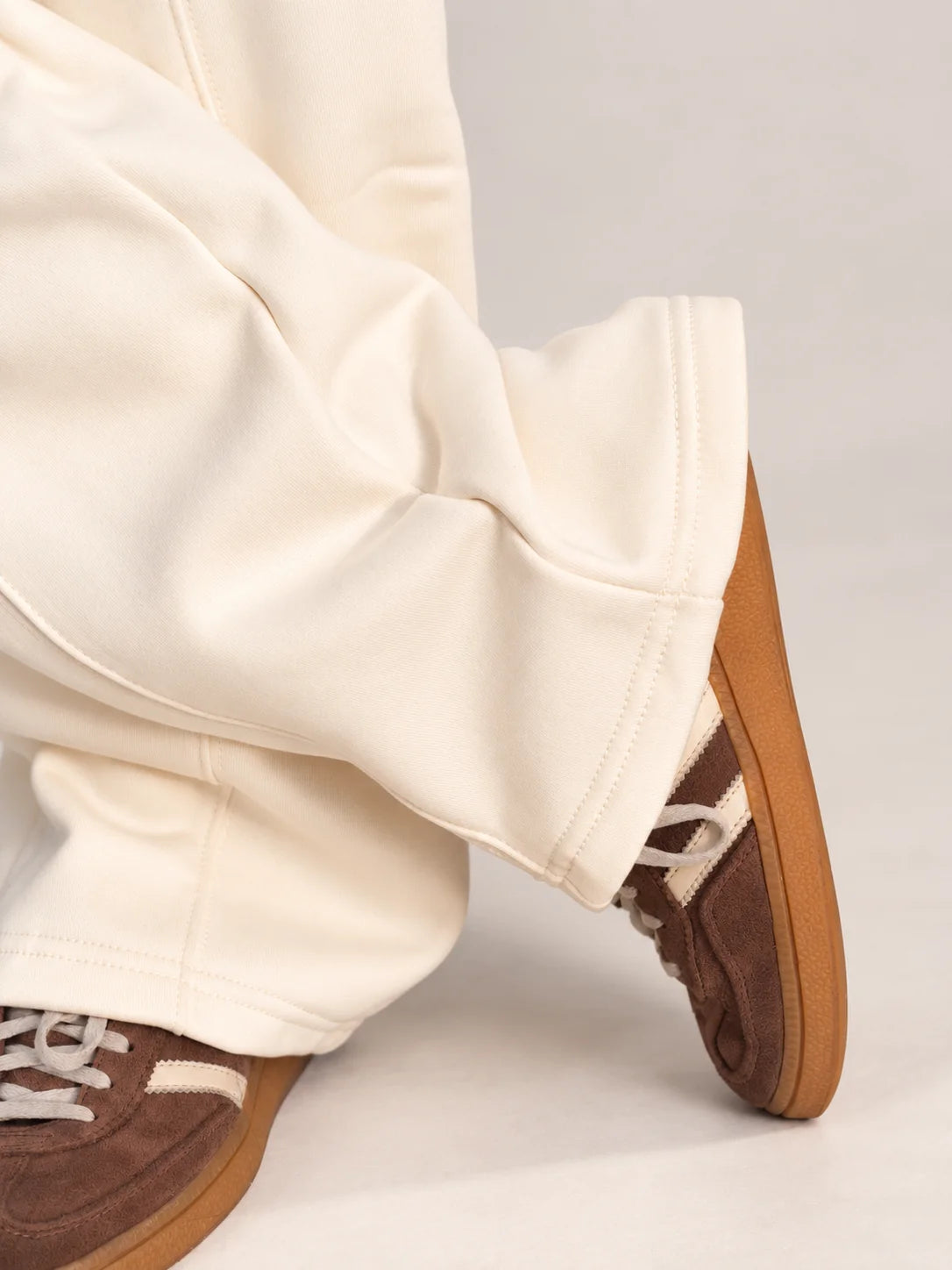 Beige Premium Cotton Tracksuit