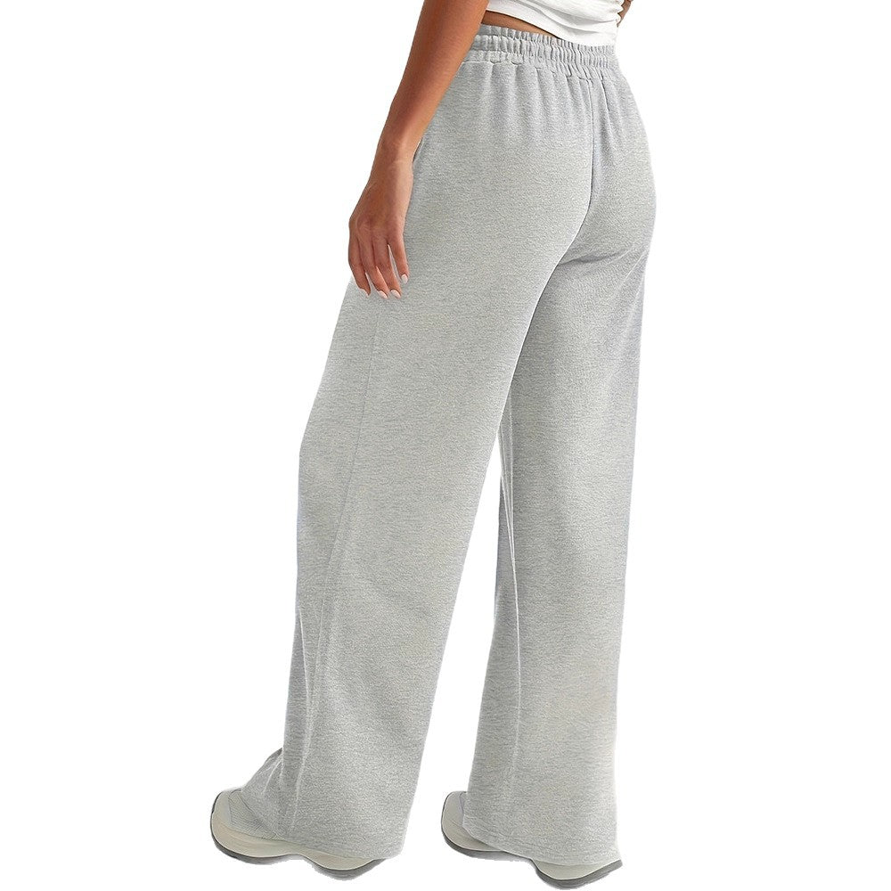 Ladies' wide leg pants, high waisted loose fit slimming pants