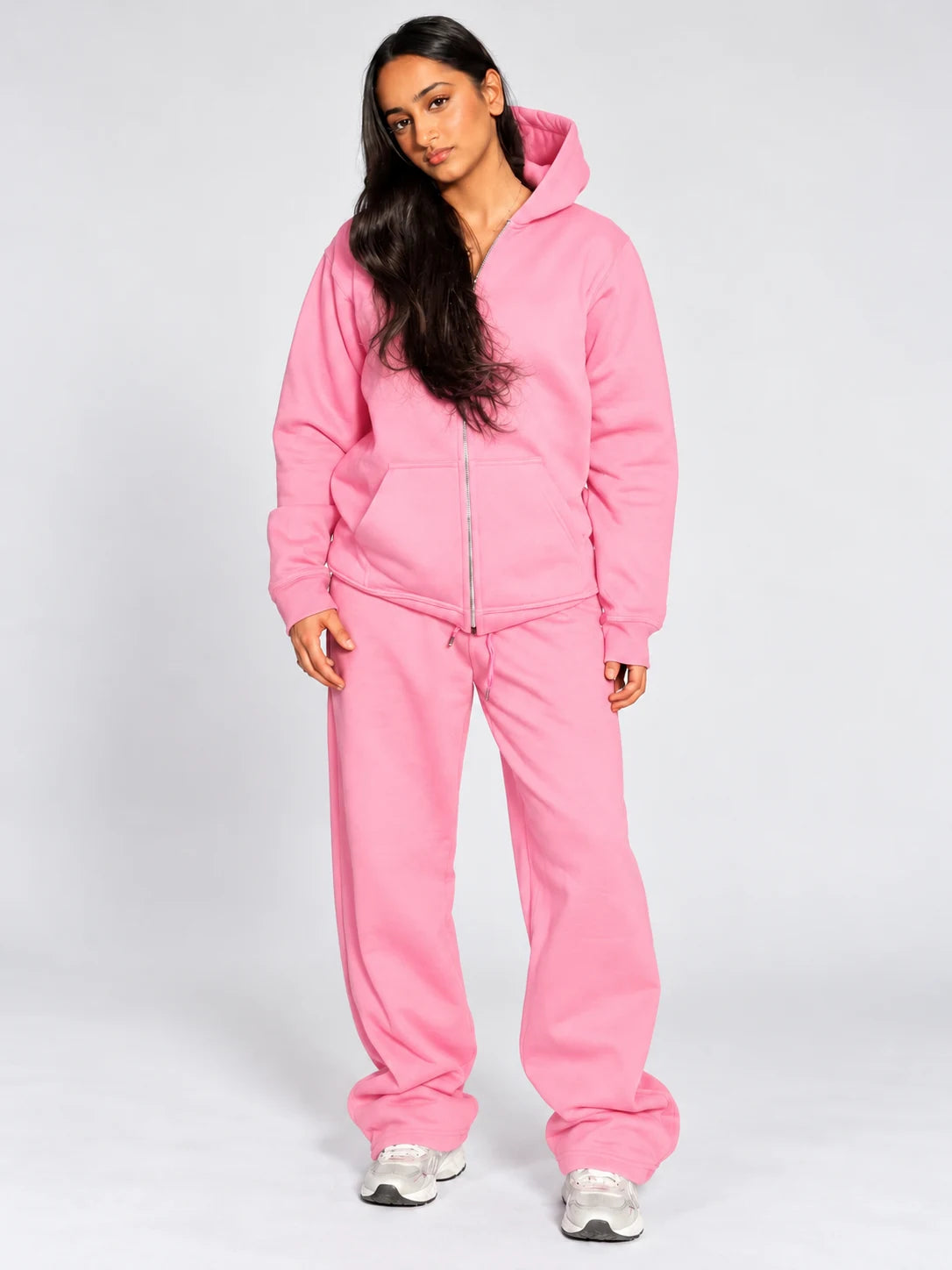 Pink Premium Cotton Tracksuit