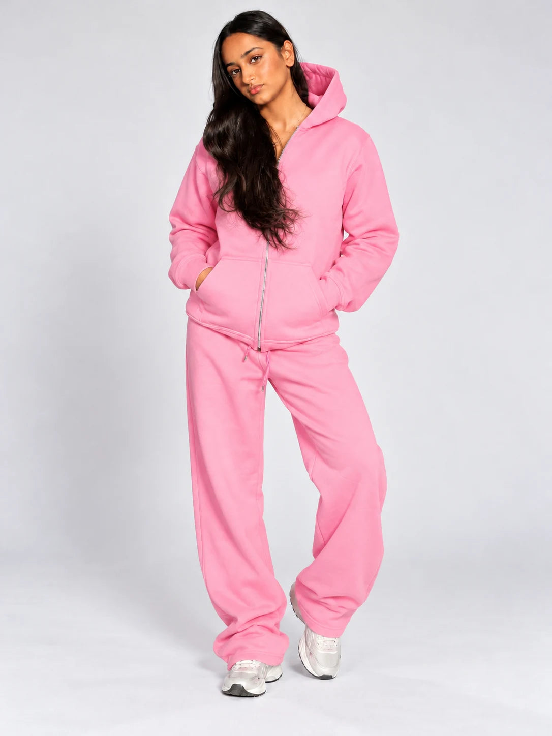 Pink Premium Cotton Tracksuit
